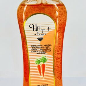 Unique+ Carrot Exfoliating Shower Gel